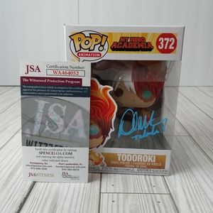 Funko POP! Todoroki My Hero Academia #372 David Matranga Autographed